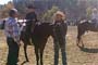 This is my son Joel, speaking with the judge,  as his father looks on.  Joel is a true cowboy in the making.